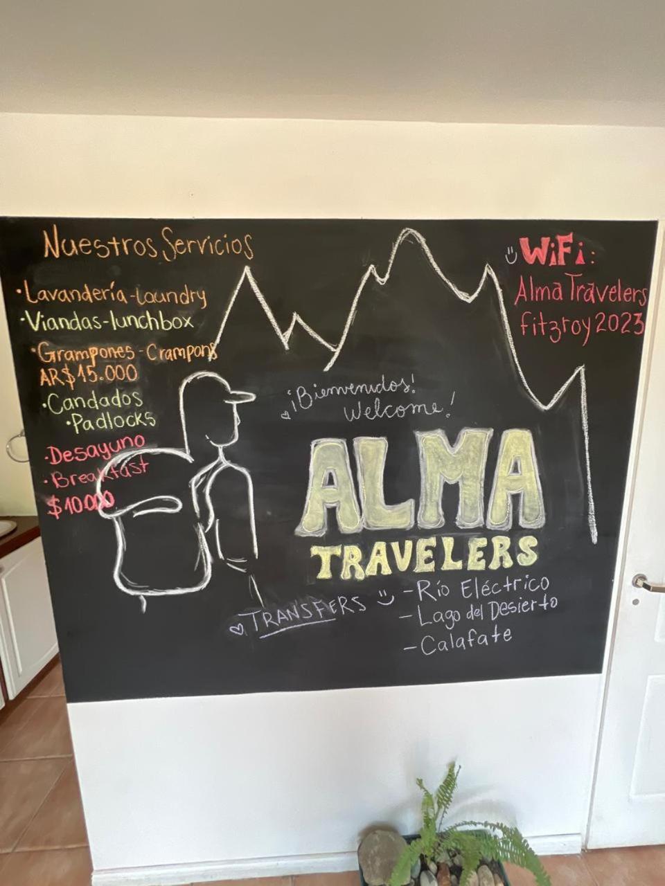 Albergue Alma Travelers El Chaltén Exterior foto
